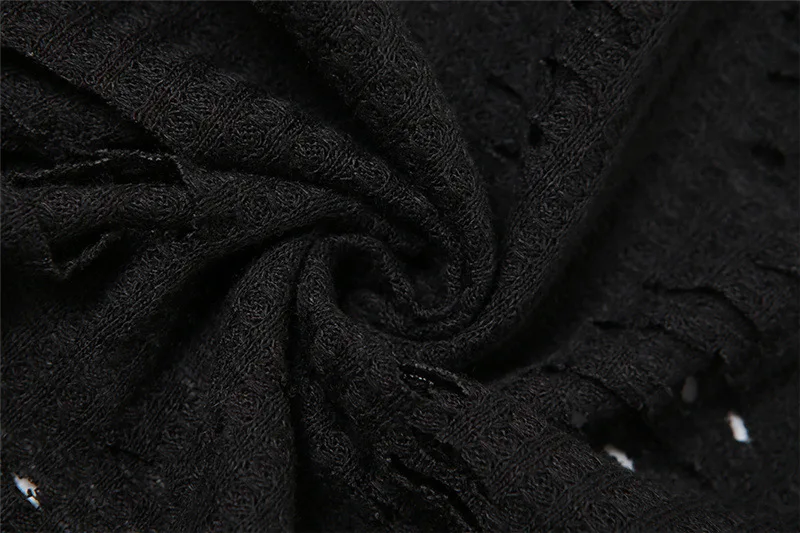 Body Festival Knit Hollow Jumpsuit - Image 10