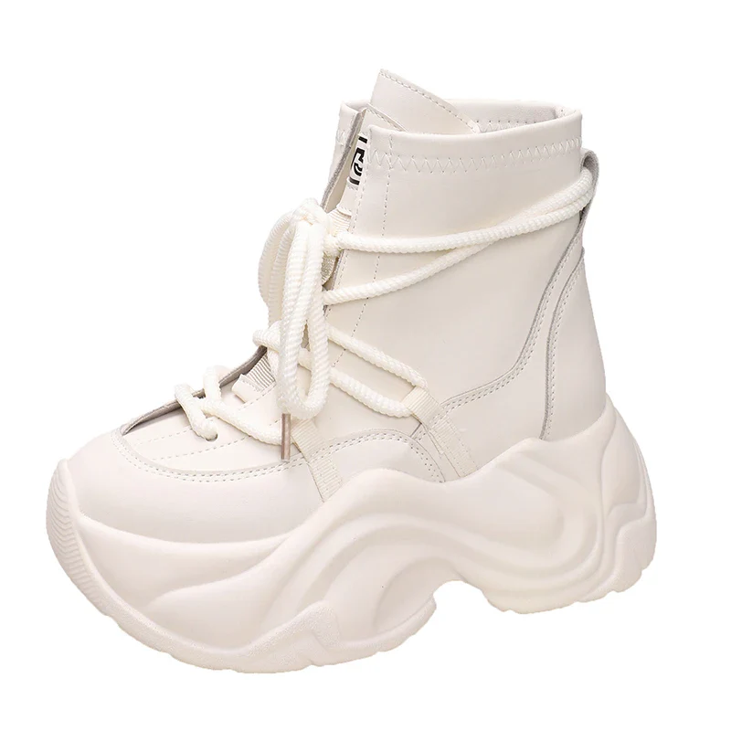 Bottes à Plateforme Chunky en Cuir - Image 8