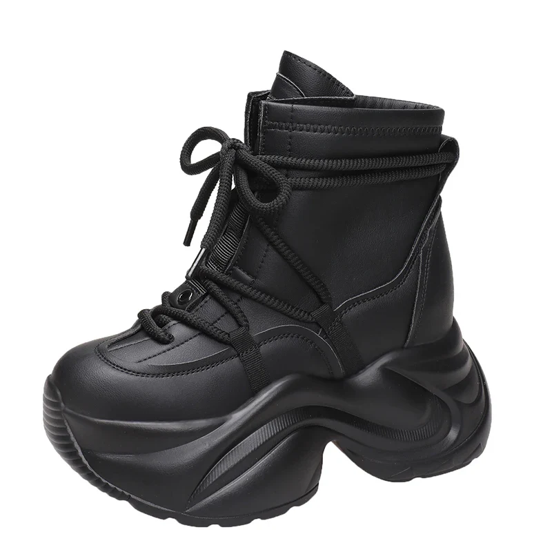 Bottes à Plateforme Chunky en Cuir - Image 9