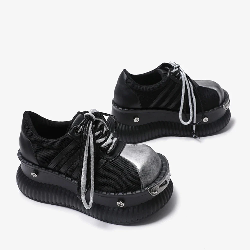 Bottes Chunky Métal Rock Punk - Image 3