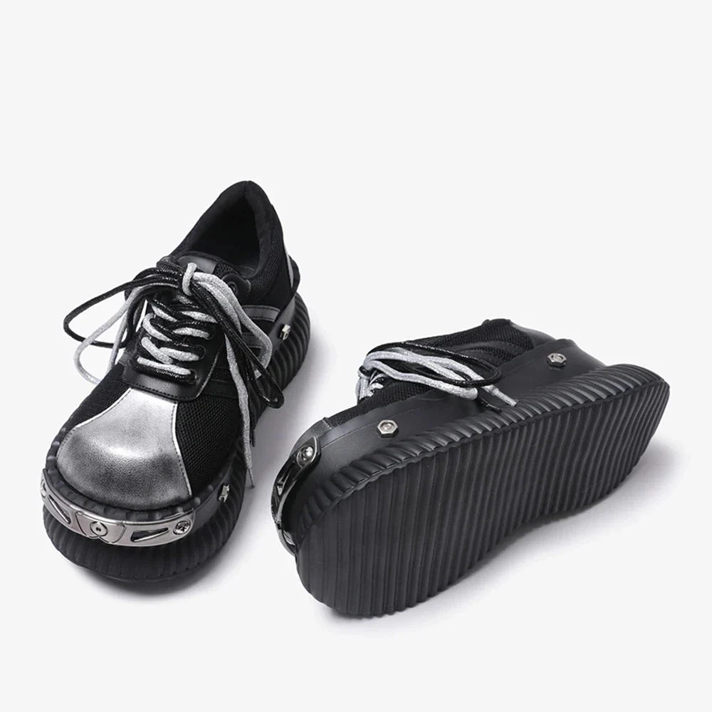 Bottes Chunky Métal Rock Punk - Image 5