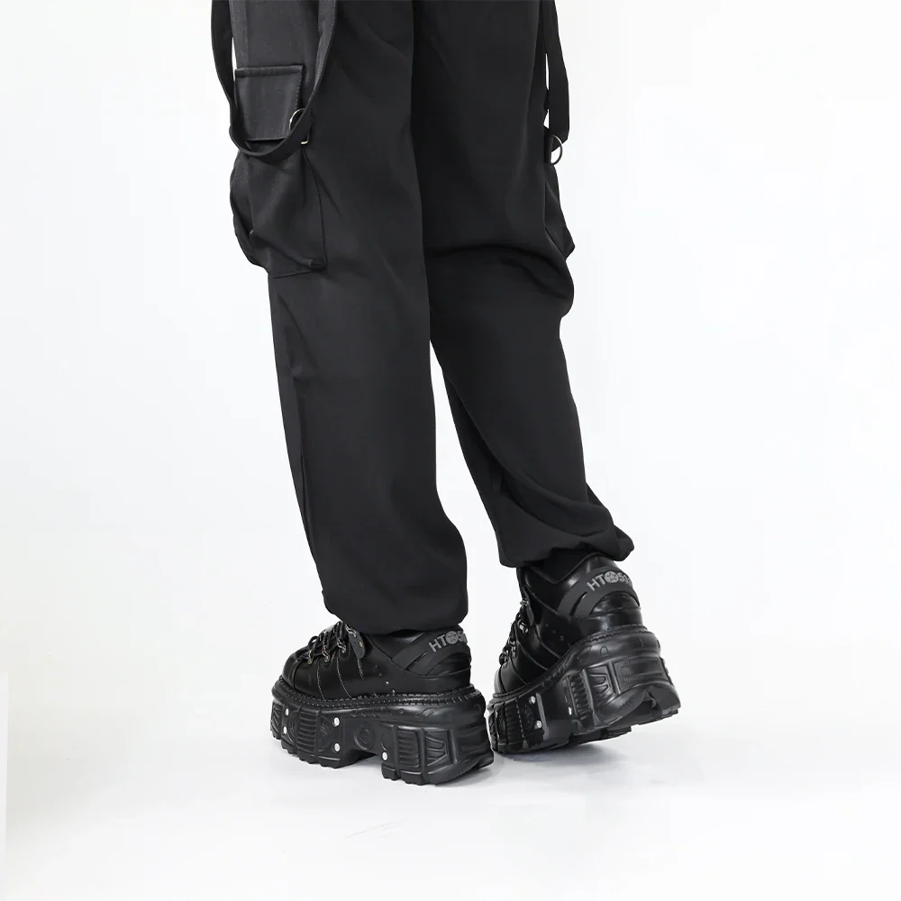 Bottes Punk à Lacets avec Décor Métallique - Image 6