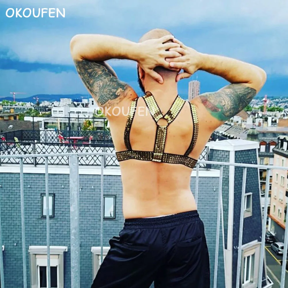 Harnais Poitrine Argent/Or - Image 3