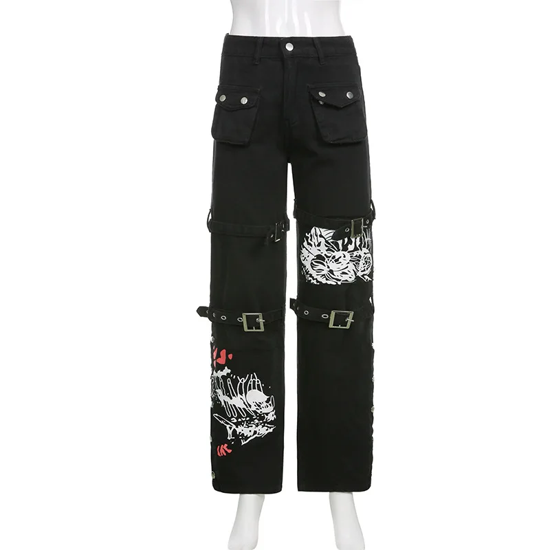Pantalon Teuf Gothique Noir - Image 3