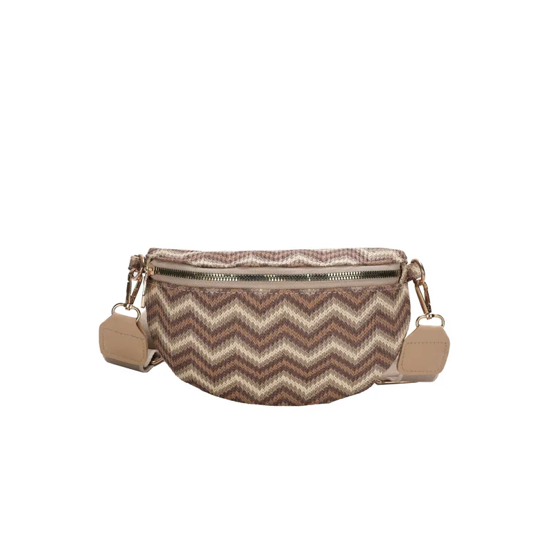 Sac Banane Paille Chevron - Image 10
