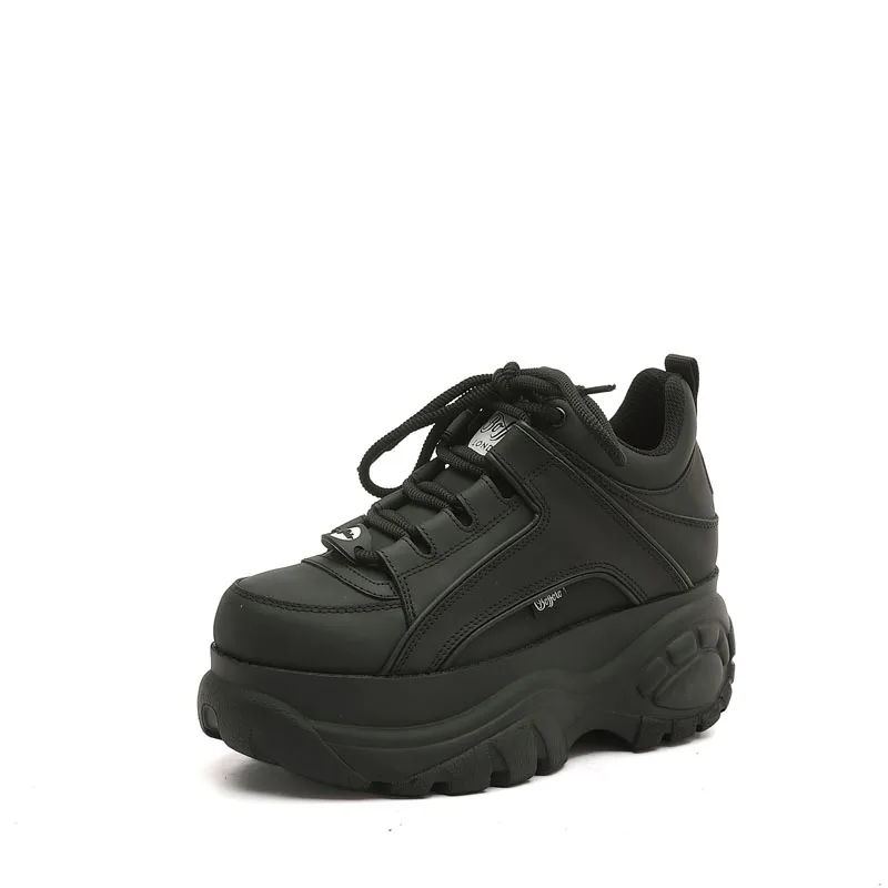 Chaussures Cuir Véritable avec Plateforme - Image 11