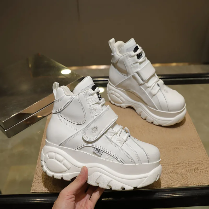 Chaussures Cuir Véritable avec Plateforme - Image 7